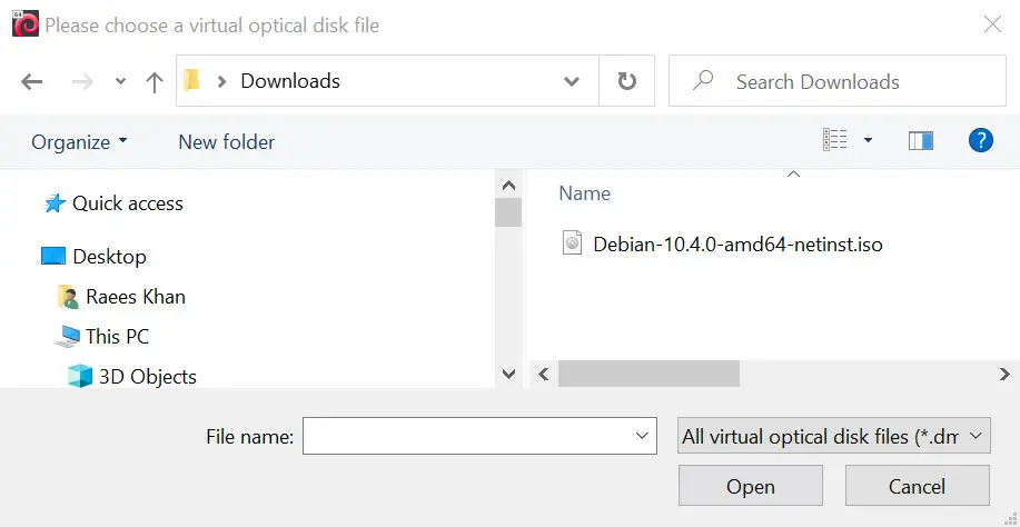 virtual-box-select-iso virtualbox select iso