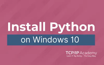 Install Python on Windows 10